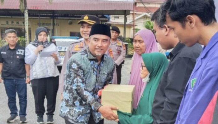 Baksos, Ketua DPRD Kampar Apresiasi Kegiatan Polri Presisi Polres Kampar